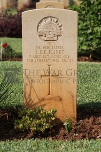 BEIRUT WAR CEMETERY - FLINDT, SIDNEY EDWARD ERNEST